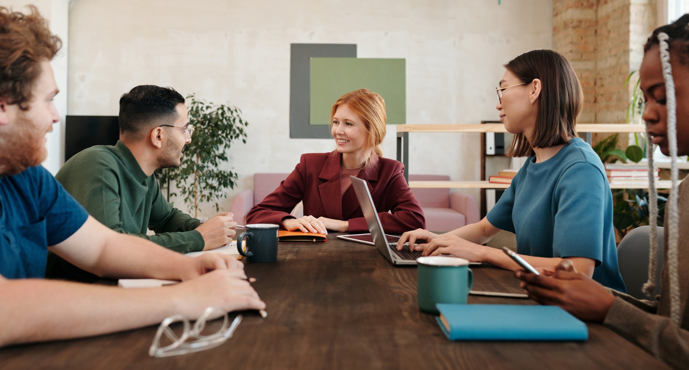 Colleagues in a Meeting